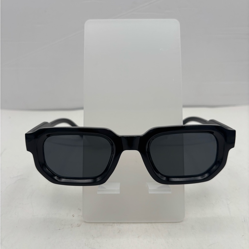 2 Black Rectangular Sunglasses